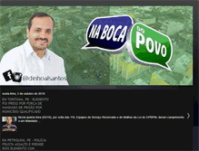 Tablet Screenshot of blognabocadopovo.com